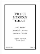 Three Mexican Songs Guitar and Fretted sheet music cover